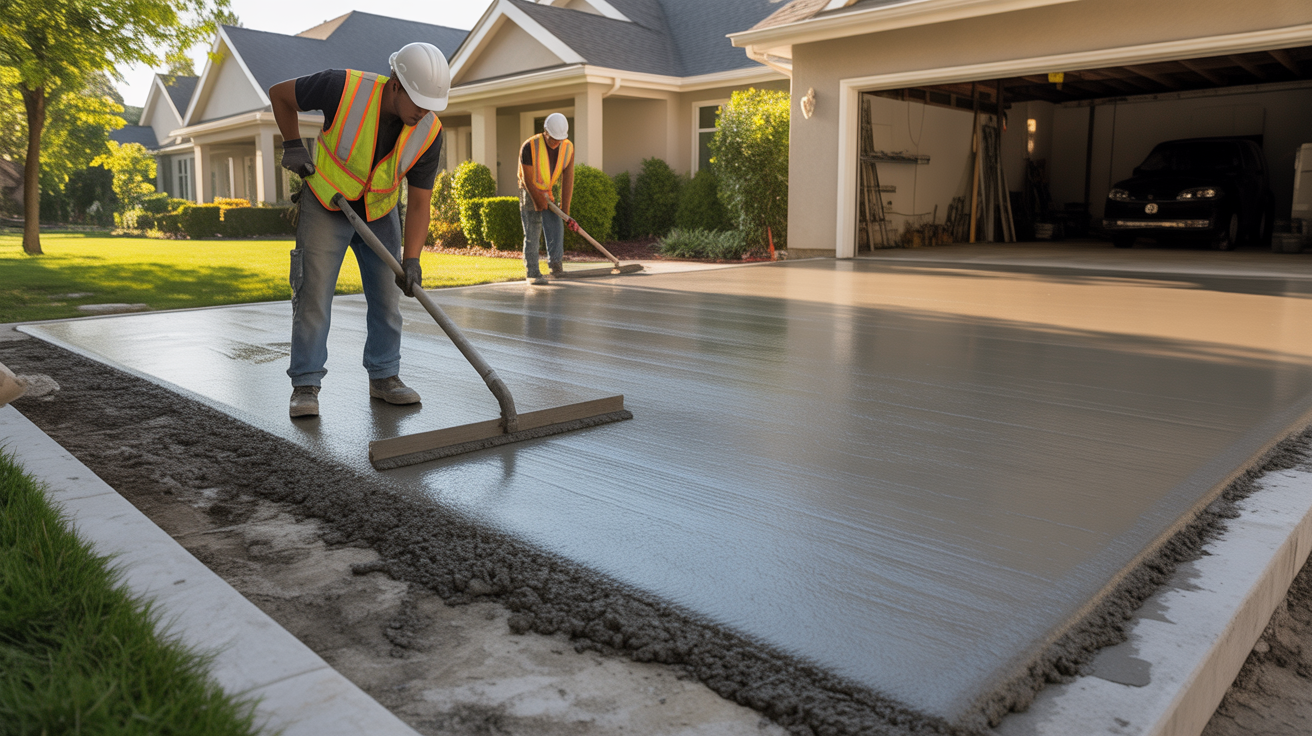 residential concrete driveway contractors