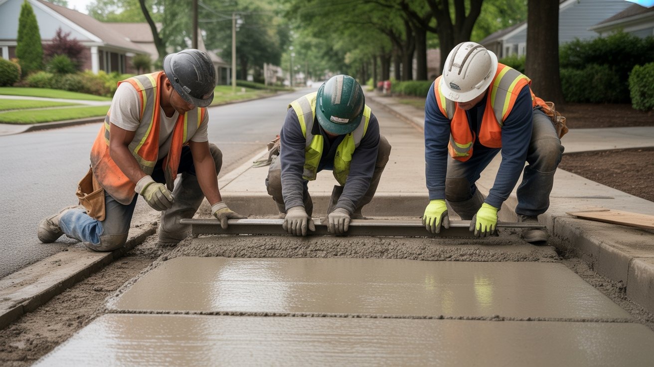 sidewalk concrete repair